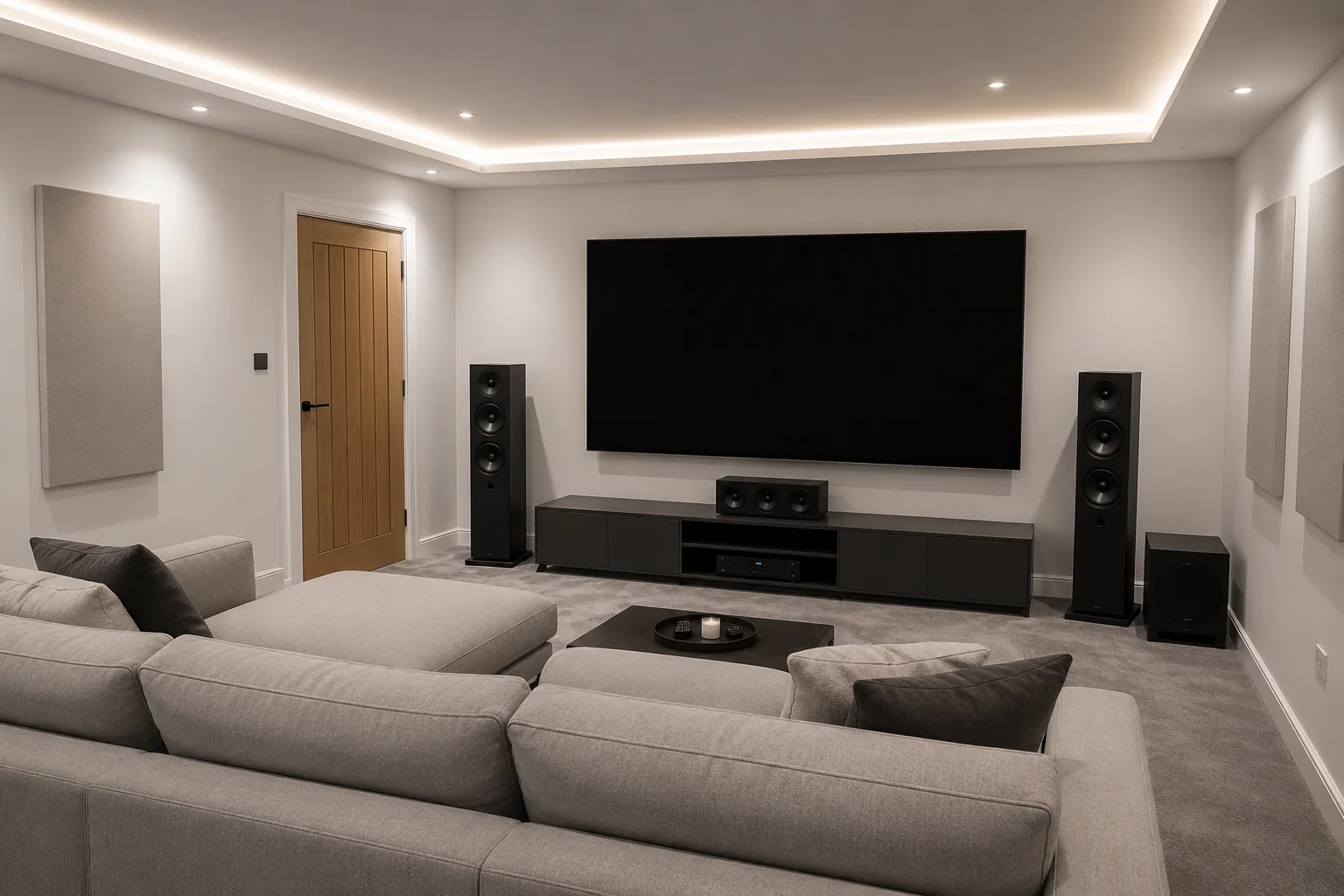 Dedicated home cinema installation